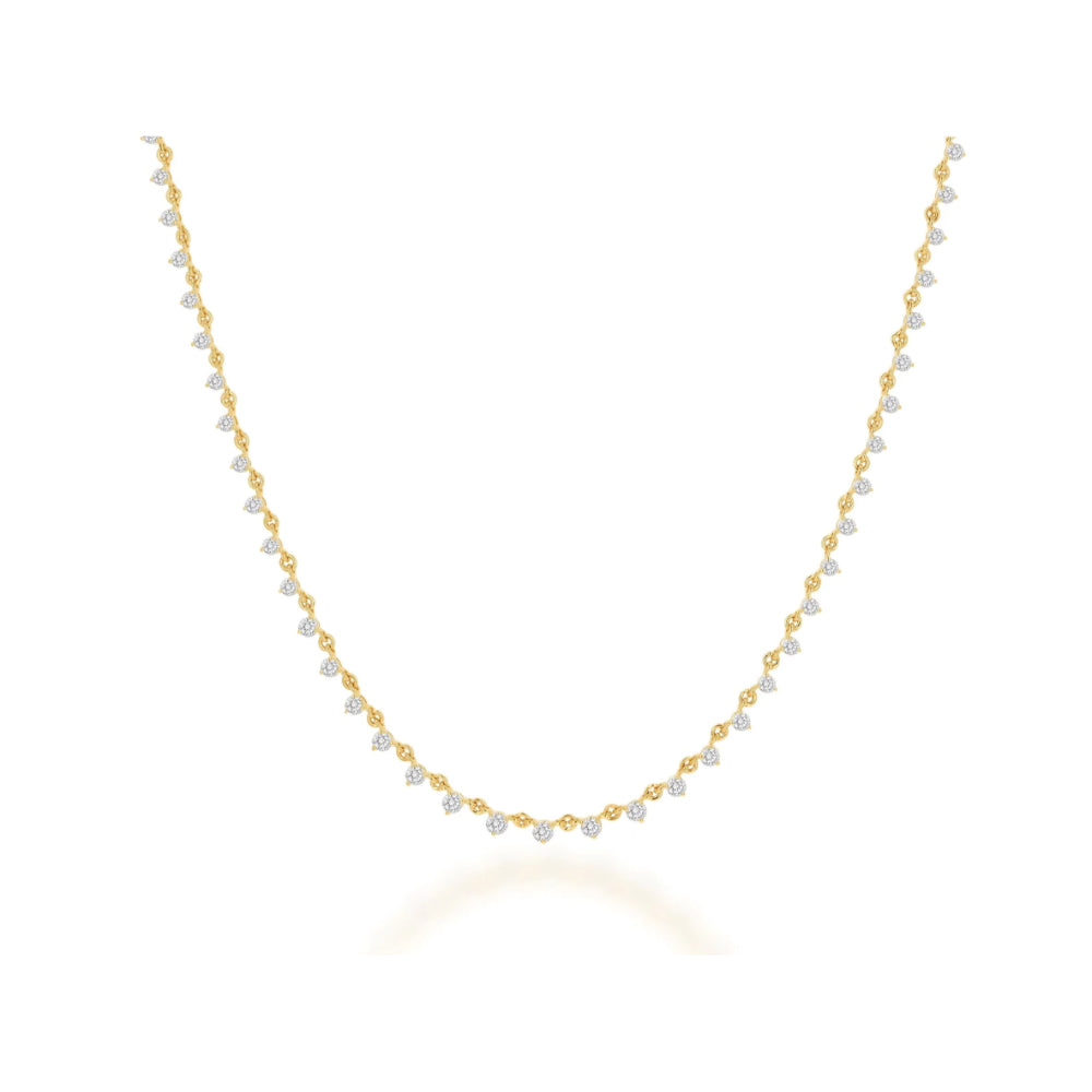Rachel Reid 14k Gold Diamond Layering Necklace