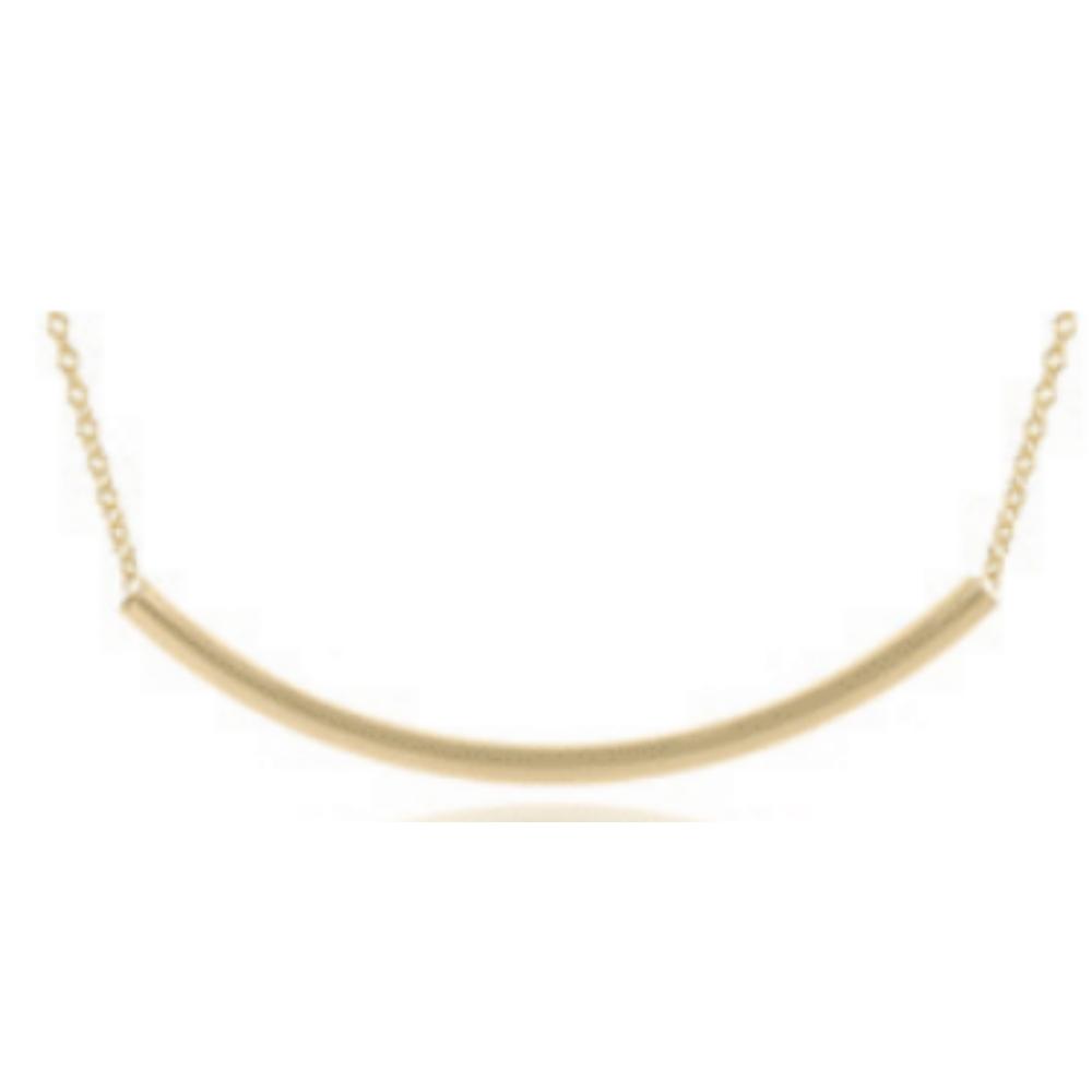 enewton 16" Necklace Gold - Bliss Bar Gold