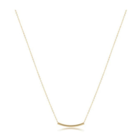 enewton 16" Necklace Gold - Bliss Bar Small Gold