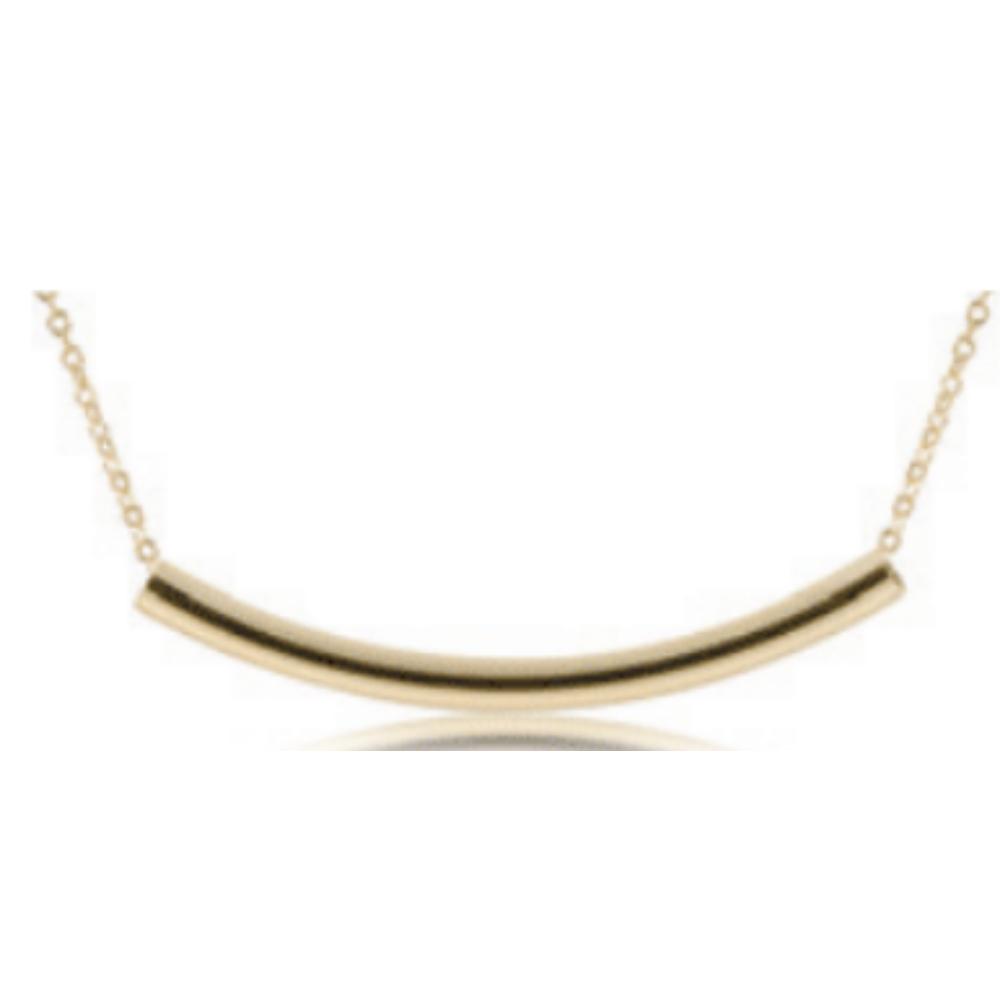 enewton 16" Necklace Gold - Bliss Bar Smooth