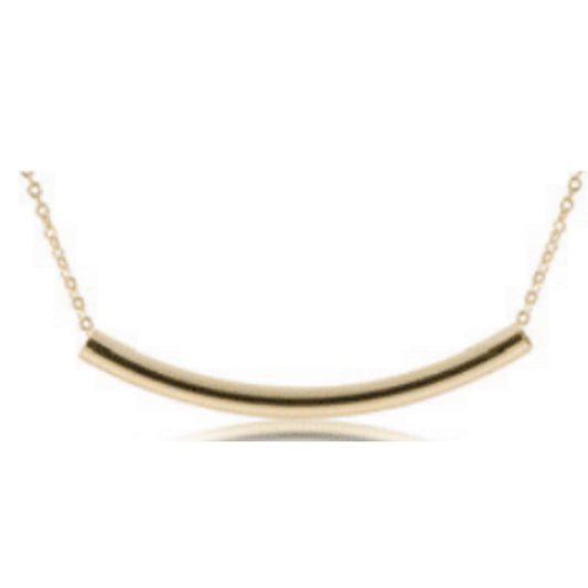 enewton 16" Necklace Gold - Bliss Bar Smooth