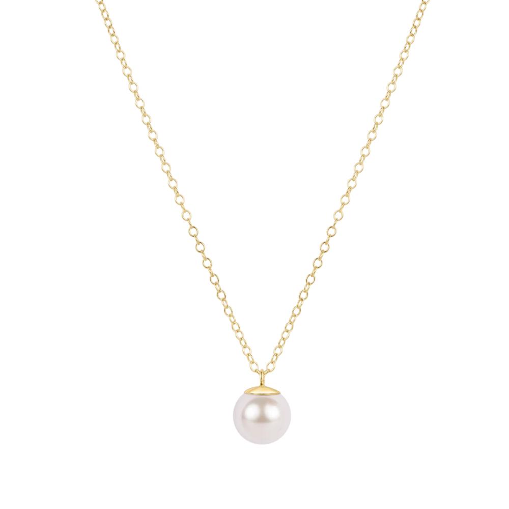 enewton 16" Necklace Gold - Classic Pearl 8mm Charm