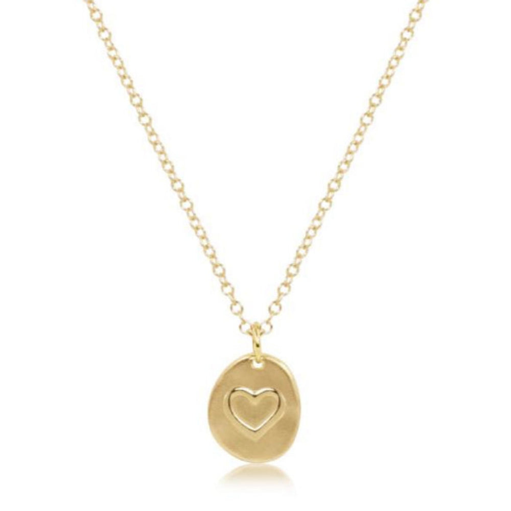enewton 16" Necklace Gold - Inspire Love Small Gold Disc