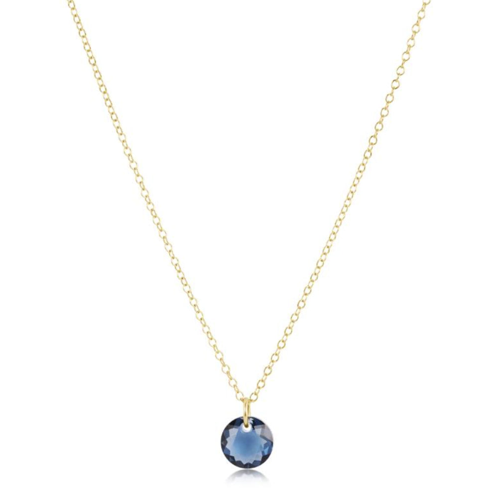enewton 16" Necklace Gold - Reflection Small Charm - 09