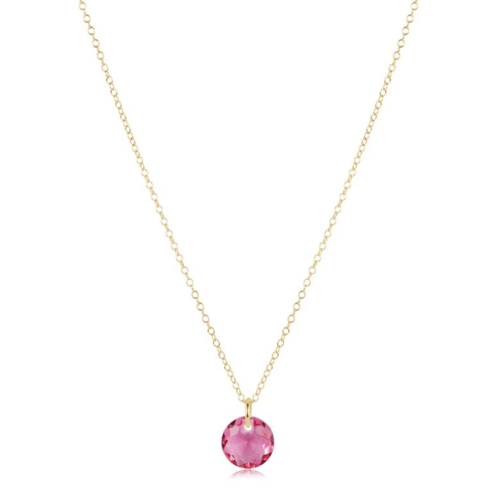 enewton 16" Necklace Gold - Reflection Small Charm - 10