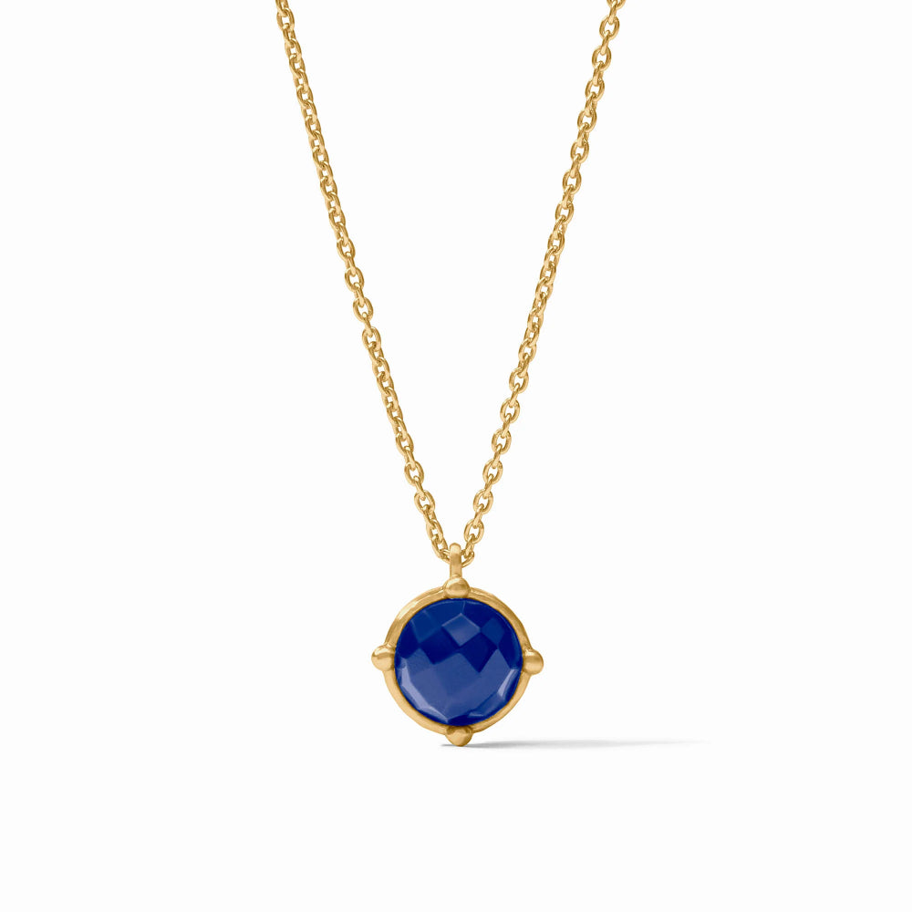 Honeybee_Solitaire_Necklace_Iridescent_Sapphire_Blue