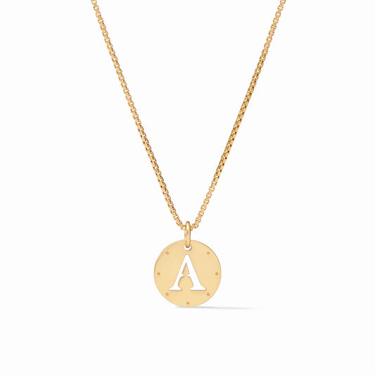 Julie Vos Delicate Monogram Necklace - A