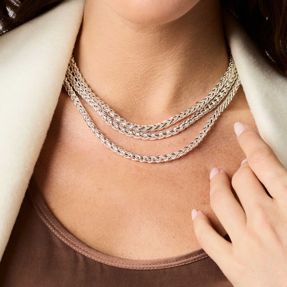 Julie Vos Silver Cobblestone Link Necklace – Smyth Jewelers