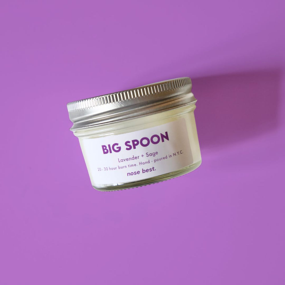 Big Spoon 4oz Soy Candle-Lavender & Sage