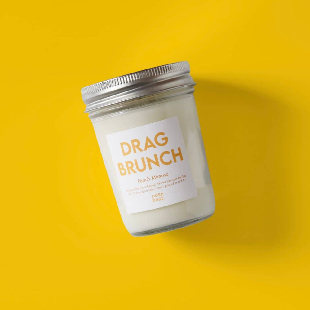 Drag Brunch 8oz Soy Candle-Peach Mimosa