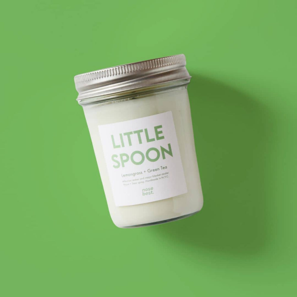 Tea Little Spoon 8oz Soy Candle-Lemongrass & Green
