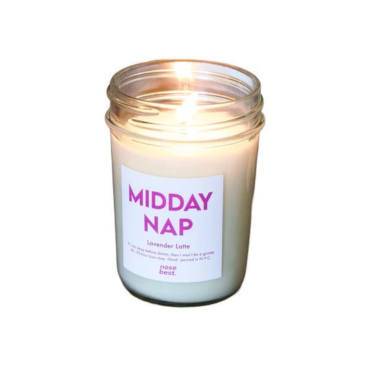 Midday Nap 8oz Soy Candle-Lavender Latte
