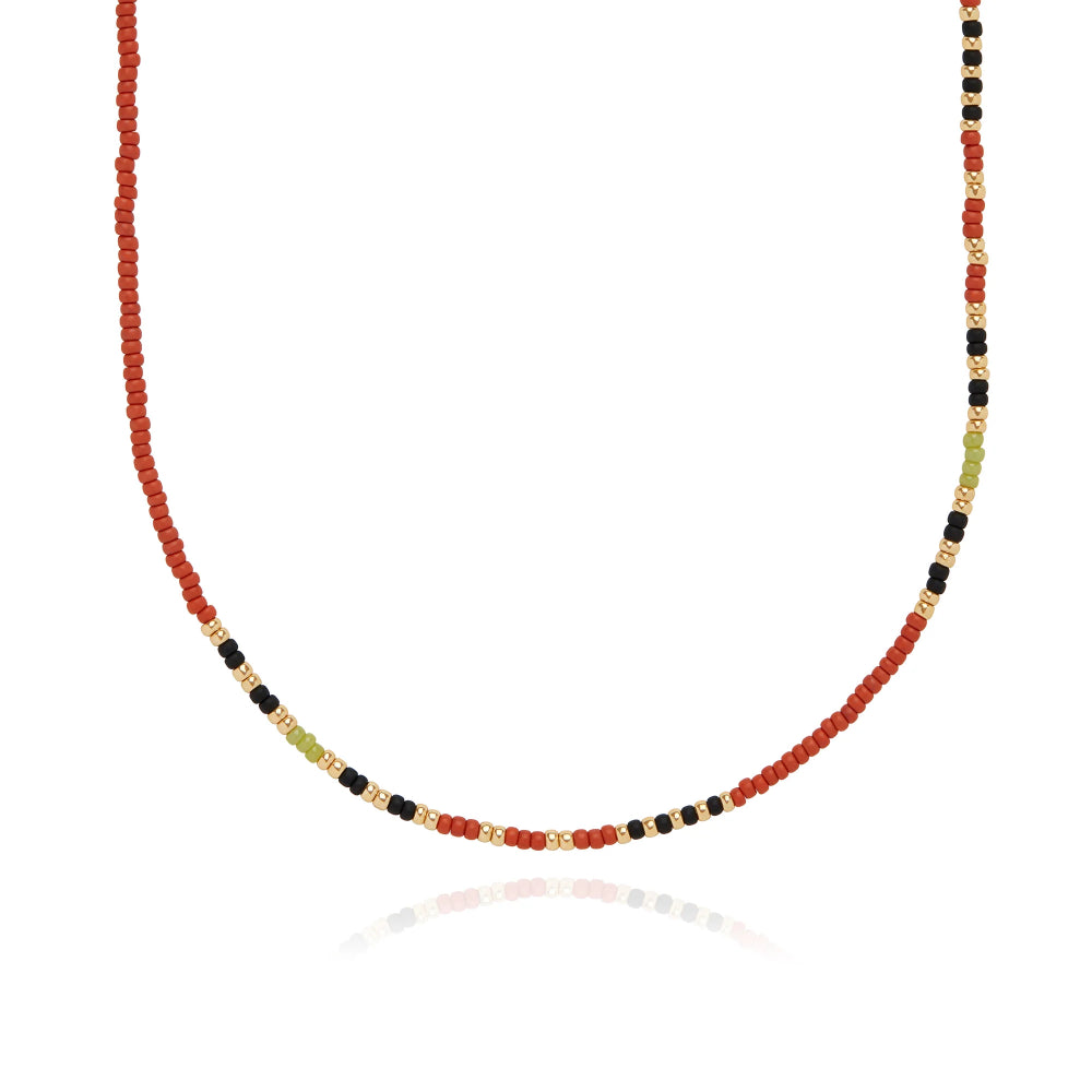 Anna Beck Shinga Beaded Necklace 28"