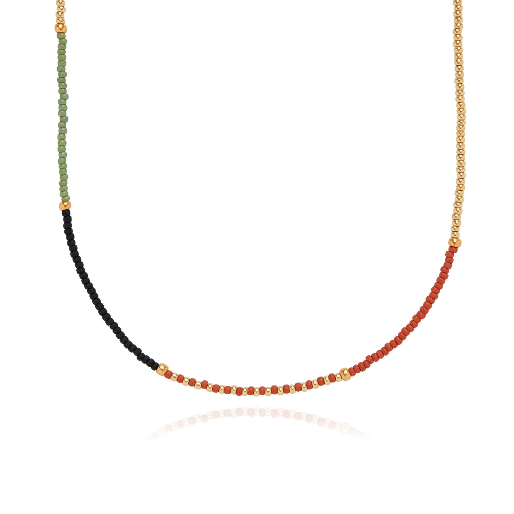 Anna Beck Rudo Beaded Necklace 16"