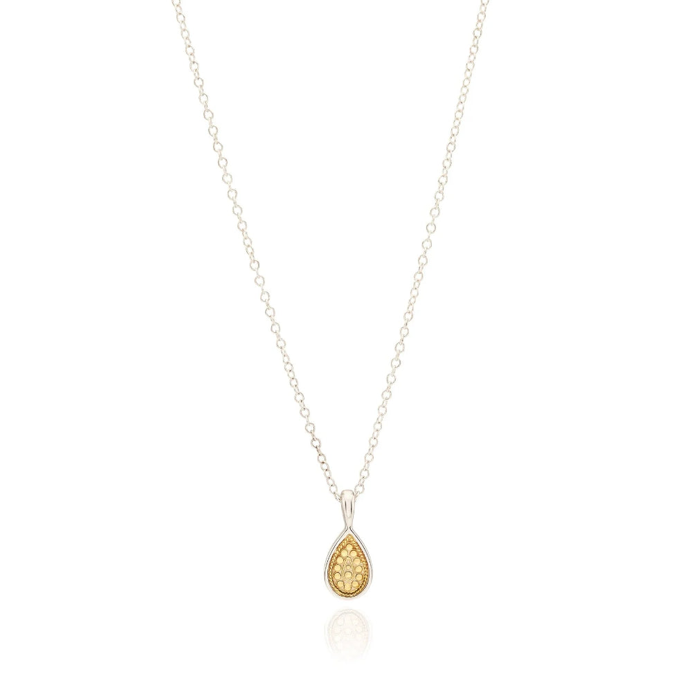 Anna Beck Two Tone Mini Drop Reversible Necklace 16-18"