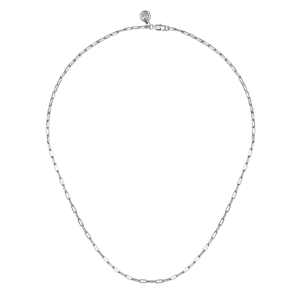Sterling Silver chain necklace 17 inch length