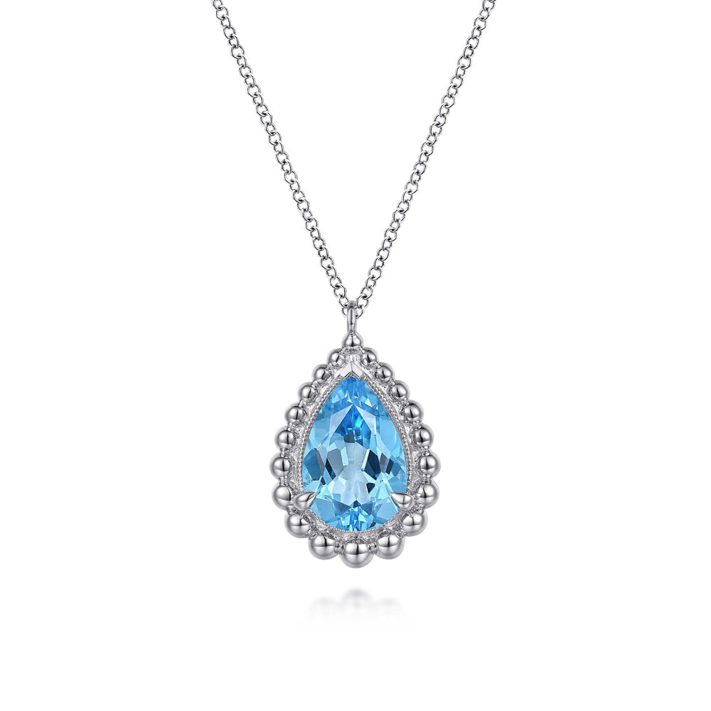 Pear shaped teardrop necklace 