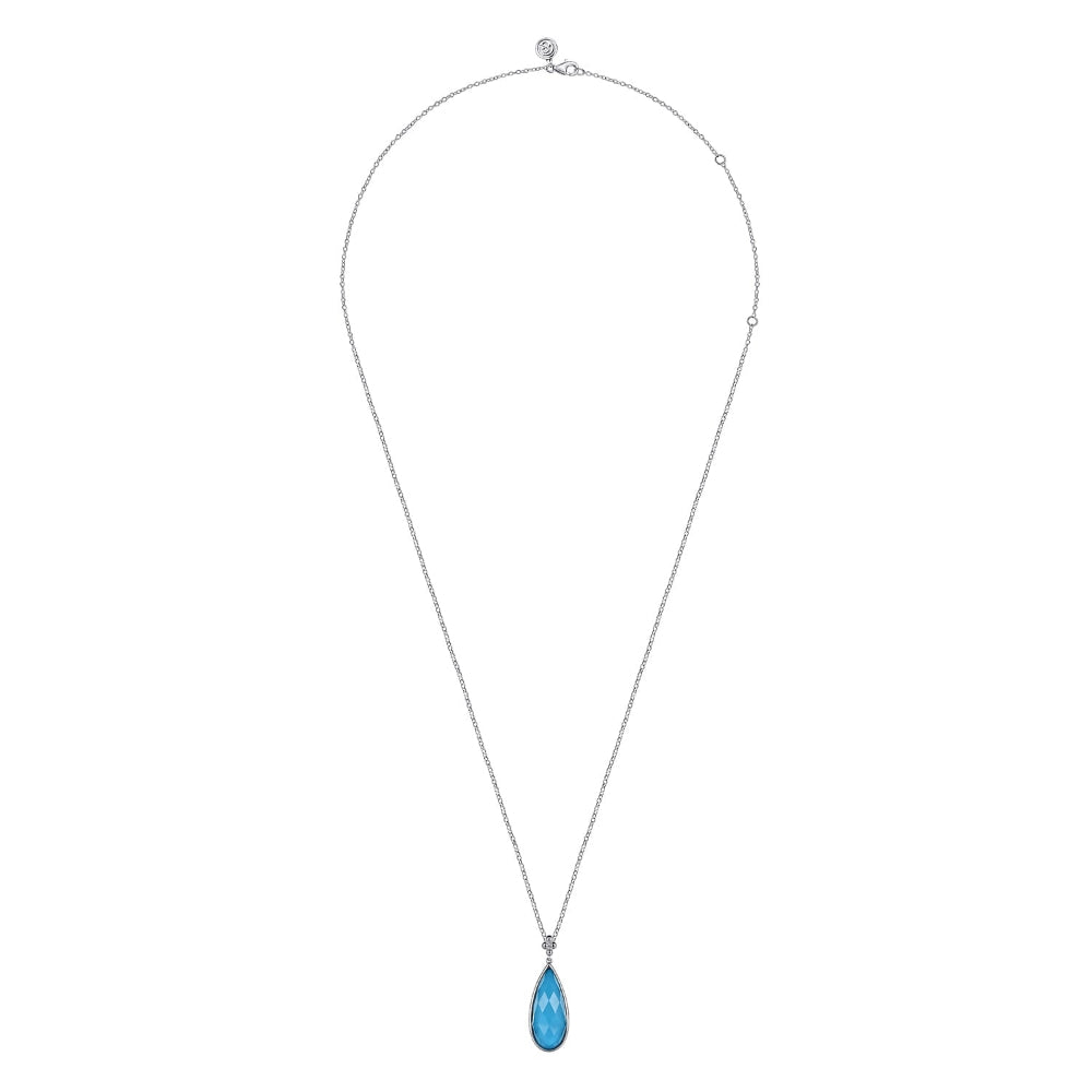 Turquoise Doublet on 24 in chain 