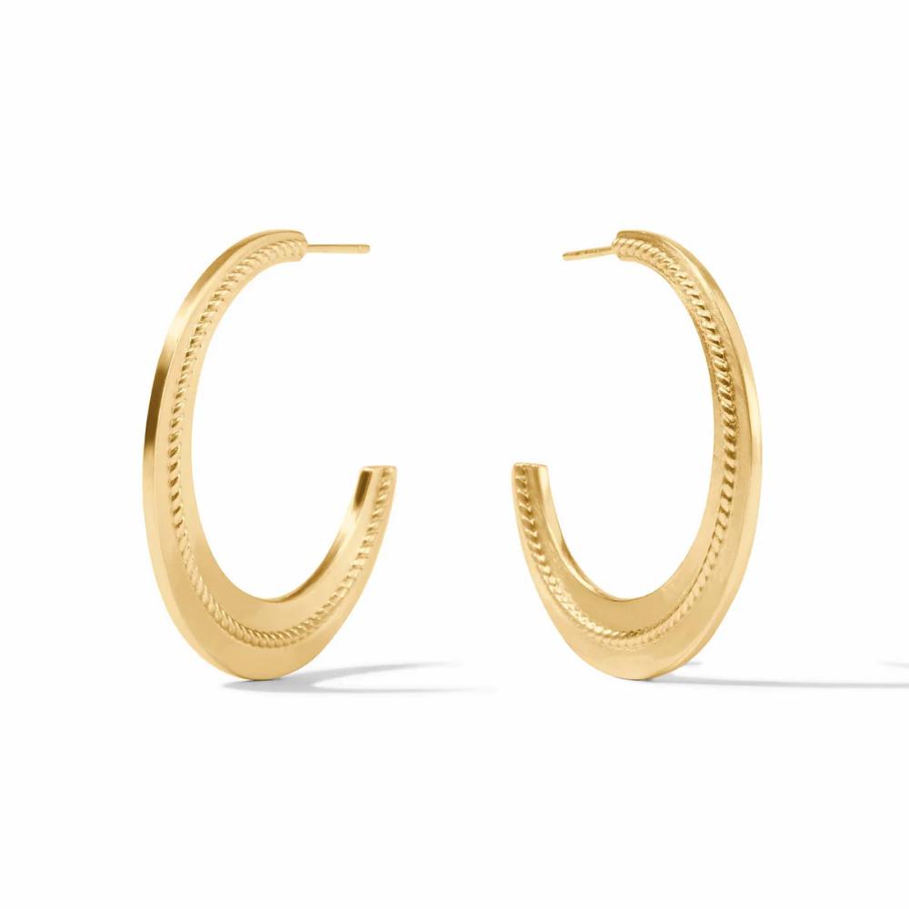 Julie Vos Nassau Crescent Hoop