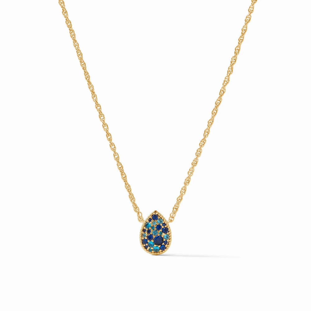 Julie Vos Luna Teardrop Delicate Necklace