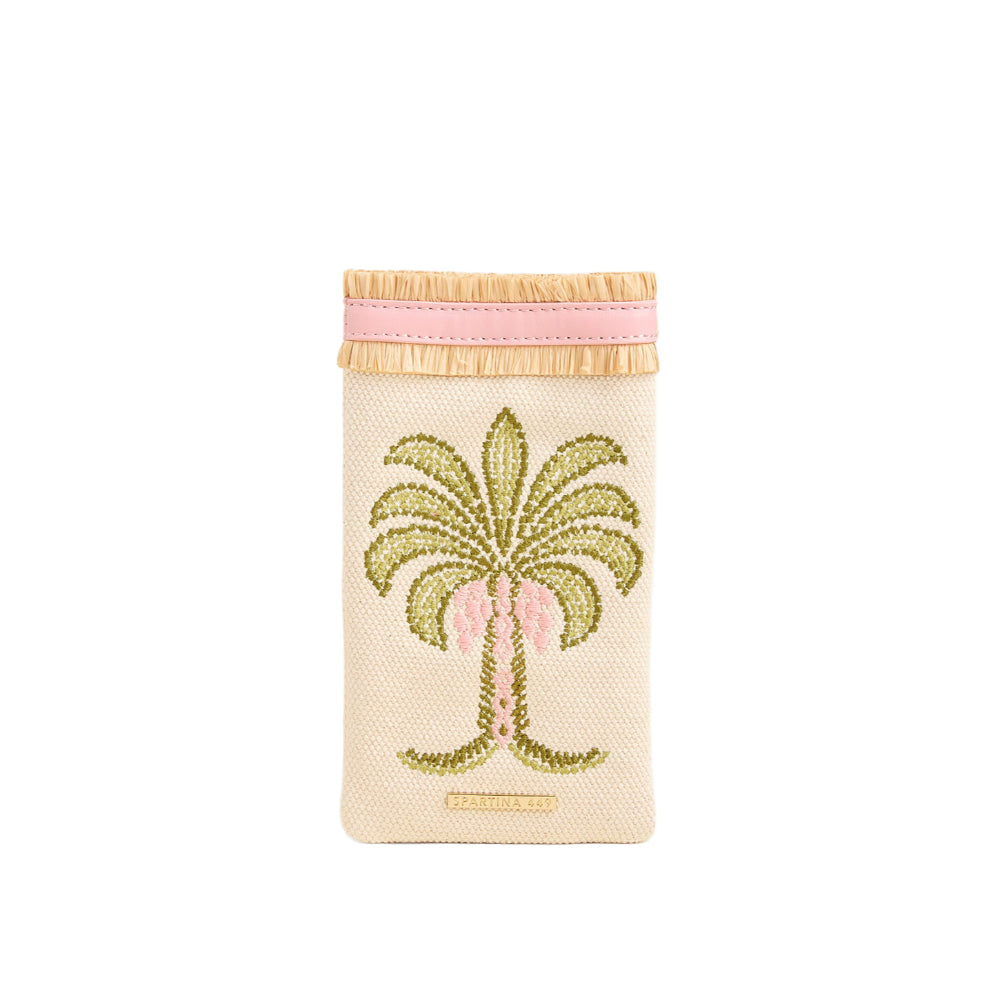 Spartina Sunglass Case - Castillo Green Palms