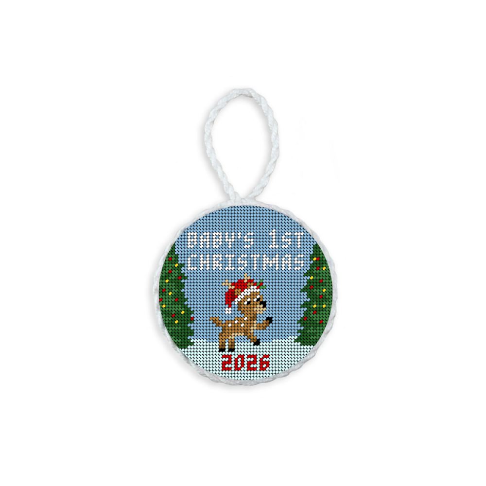 Smathers & Branson Baby's 1st Christmas Reindeer 2026 Ornament