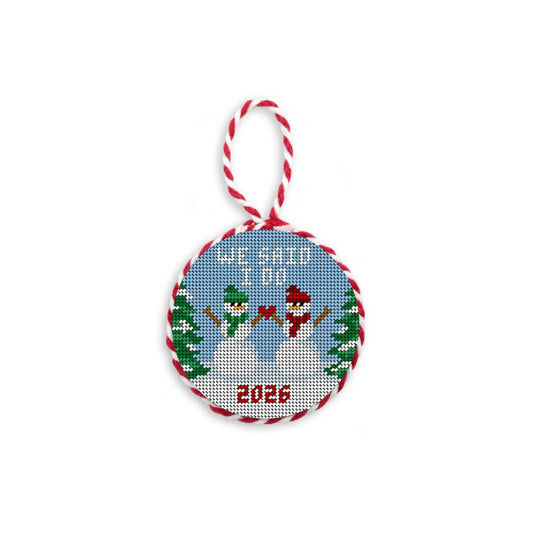 Smathers & Branson We Said I Do Snowmen 2026 Ornament