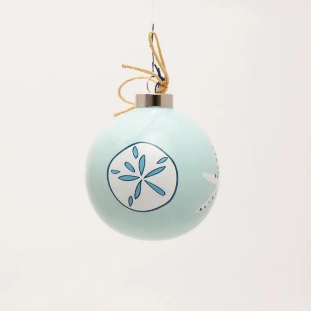 Aqua Shells Ornament