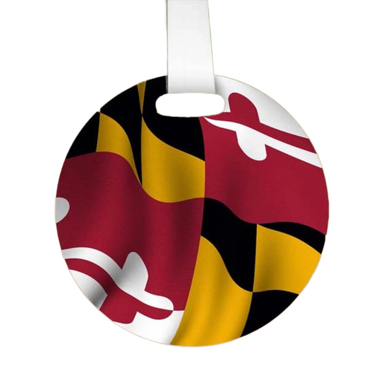 B McVan Designs Maryland Flag Ornament/Bottle-Bag Charm