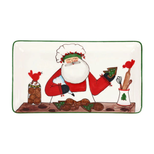 Vietri Old St. Nick 2025 Limited Edition Platter