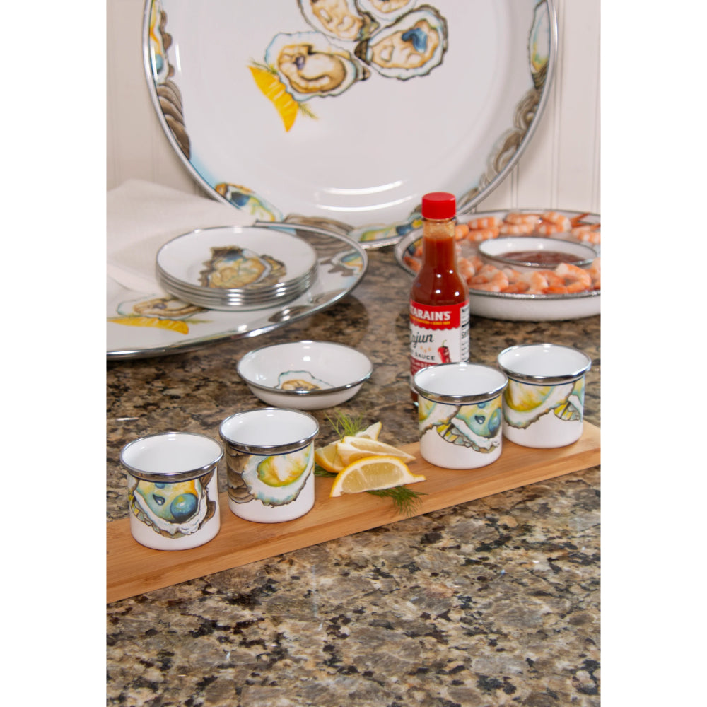 Golden Rabbit Oyster Oval Platter