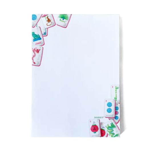Dishique Mahjong Themed Notepad - 5"x7" 50pgs