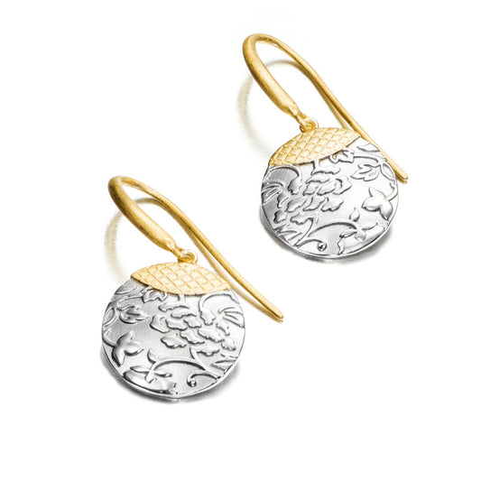 Jorge Revilla Tokyo Collection Two-Tone Drop Earrings