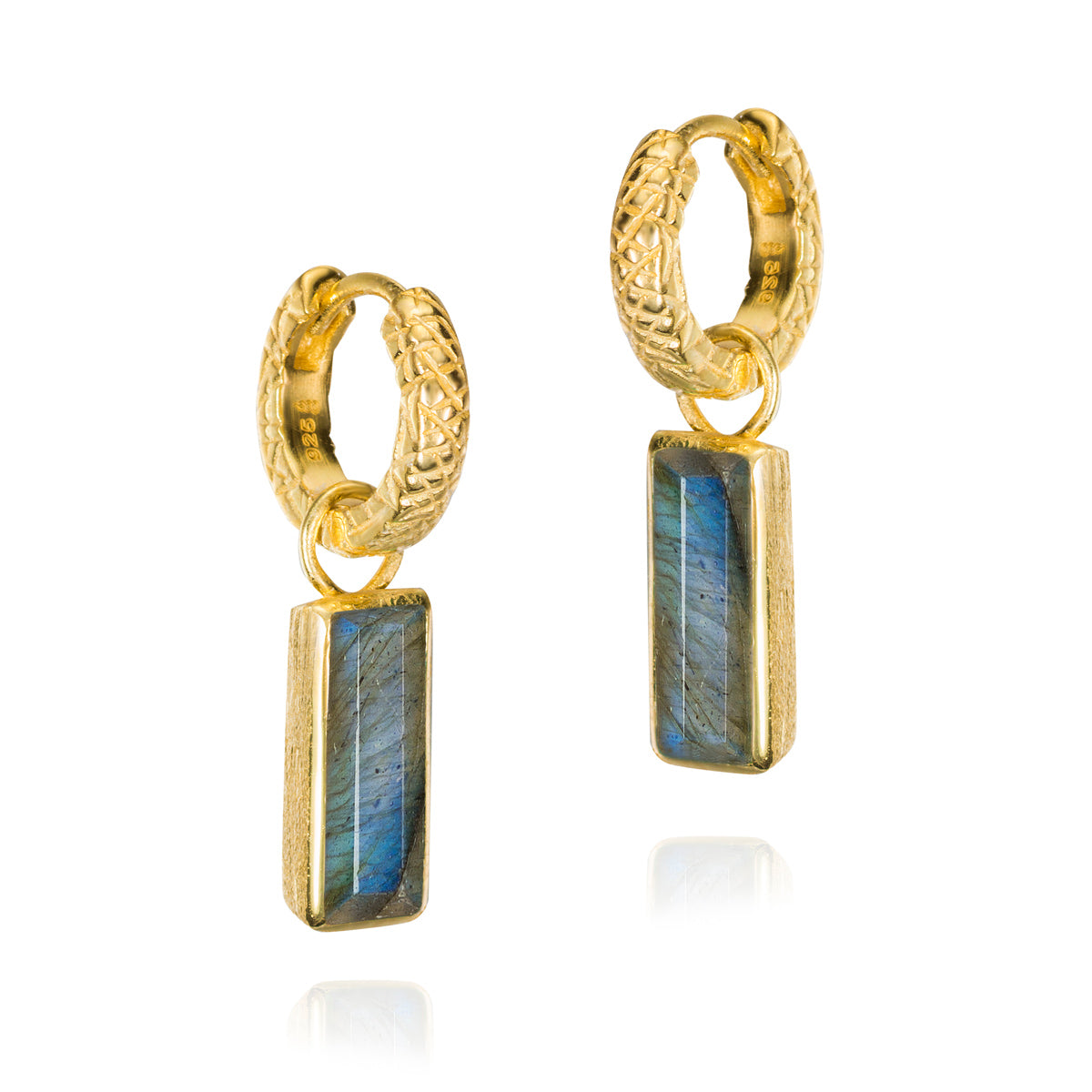 Jorge Revilla Empire Collection Labradorite Drop Earrings