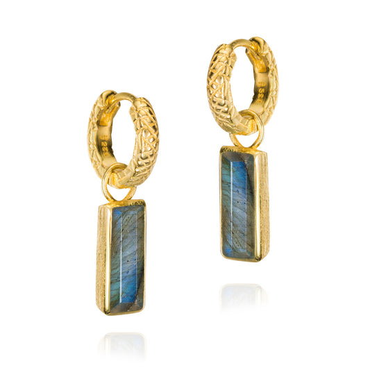 Jorge Revilla Empire Collection Labradorite Drop Earrings