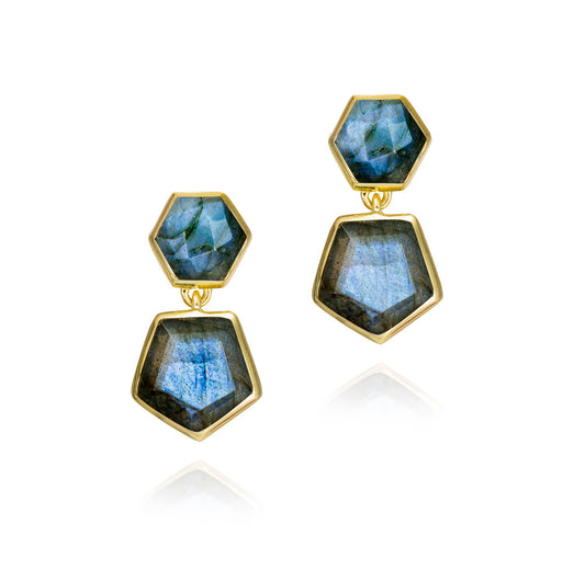 Jorge Revilla Atlas Collection Labradorite Drop Earrings