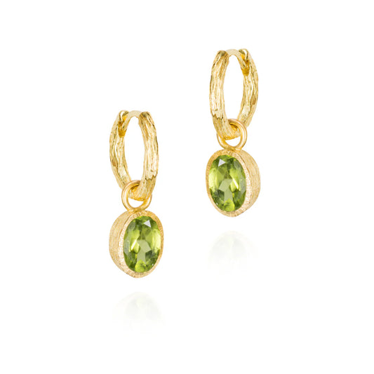 Jorge Revilla Zen Collection Peridot Drop Earrings