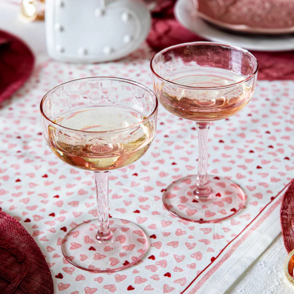 Juliska Puro Cocktail Coupe Set of Two - Blush