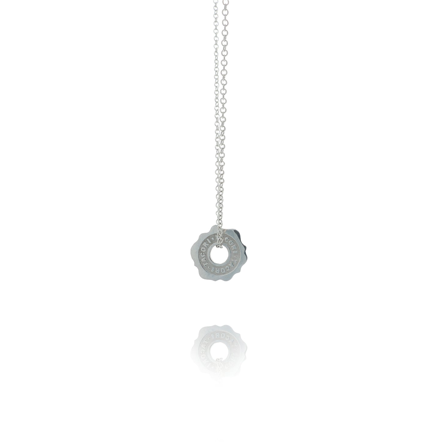 Sterling Silver TACORI Logo Pendant Necklace
