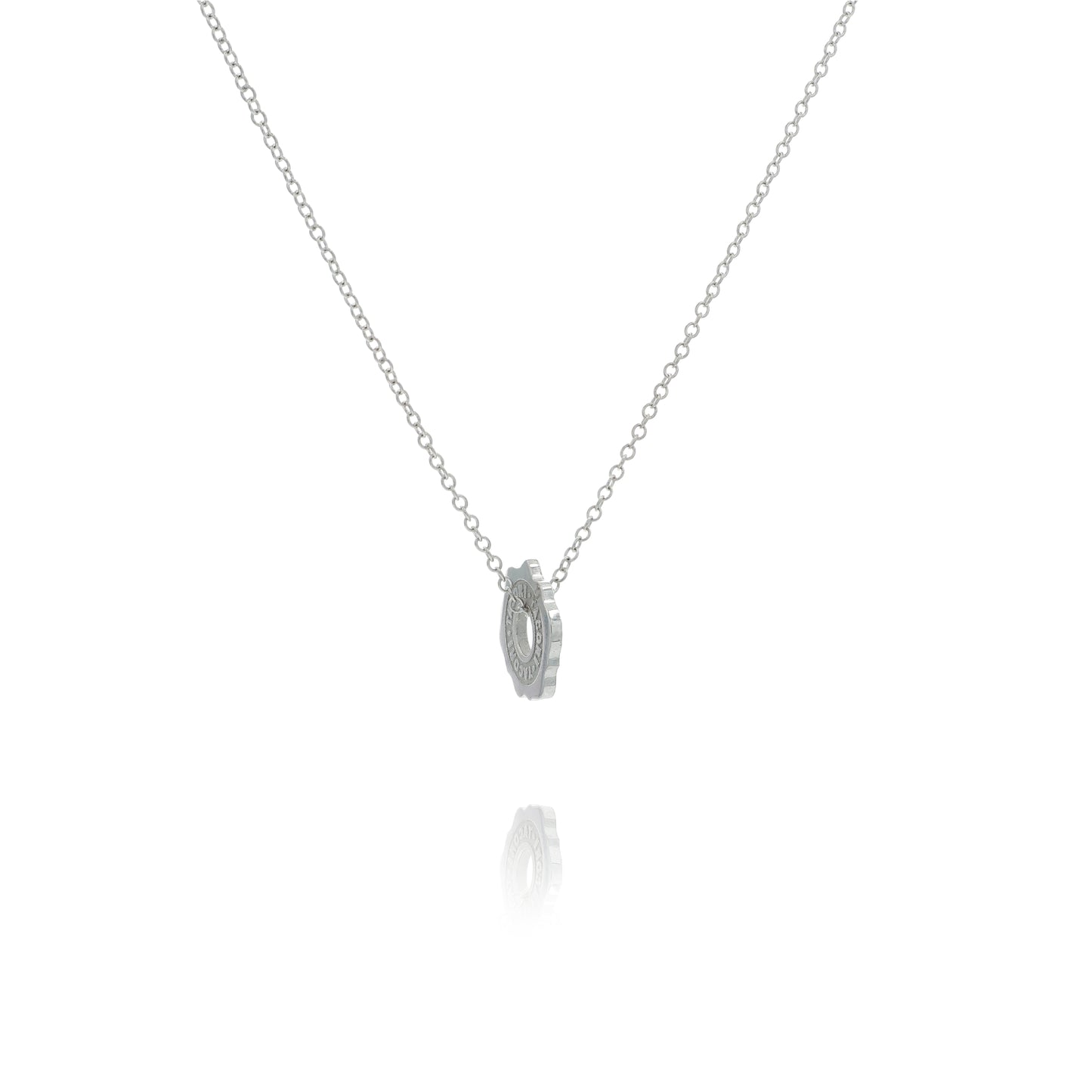Sterling Silver TACORI Logo Pendant Necklace