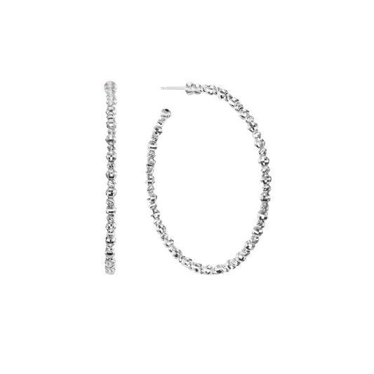 Platinum Born Limitless Hoop Earrings