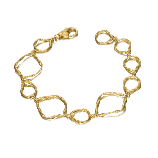 Jorge Revilla Rolling Collection Gold-Tone Link Bracelet