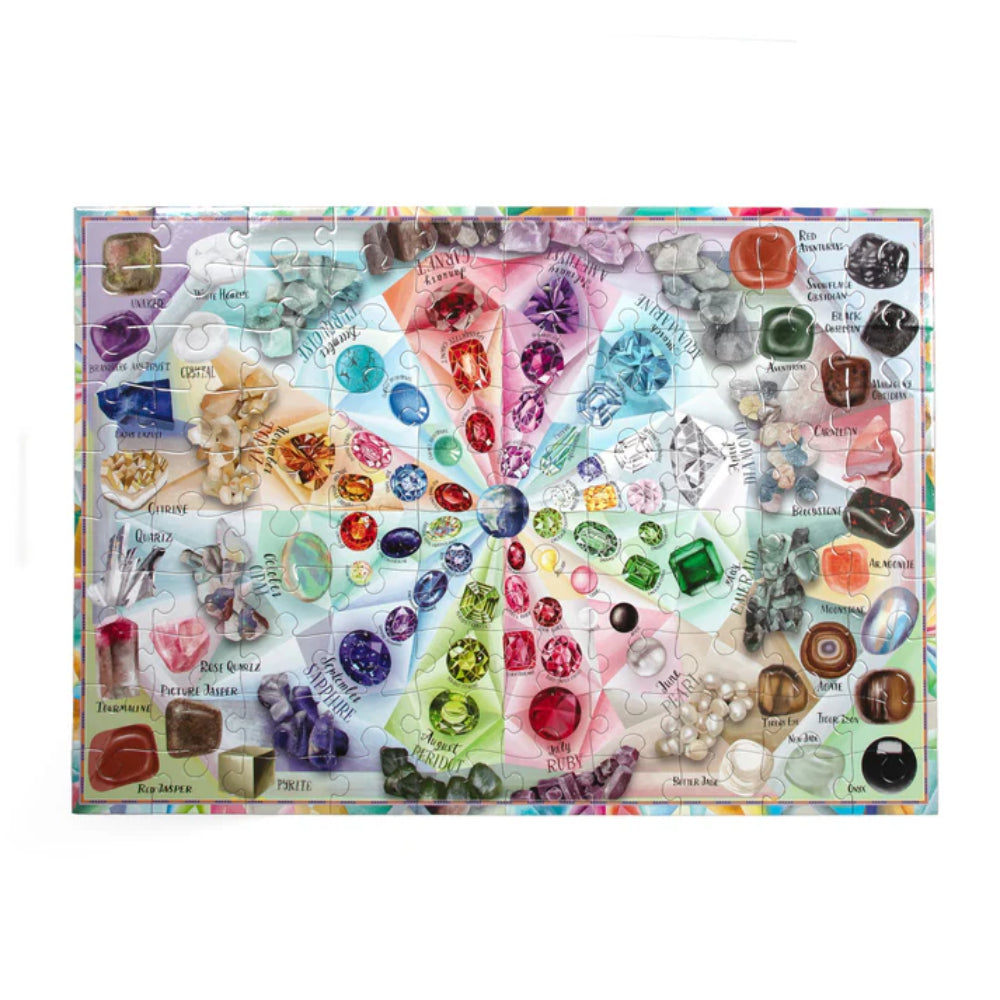 Eeboo Love of Crystals & Gems 100 Piece Puzzle