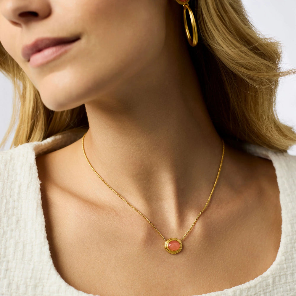 Julie Vos Portofino Solitaire Necklace
