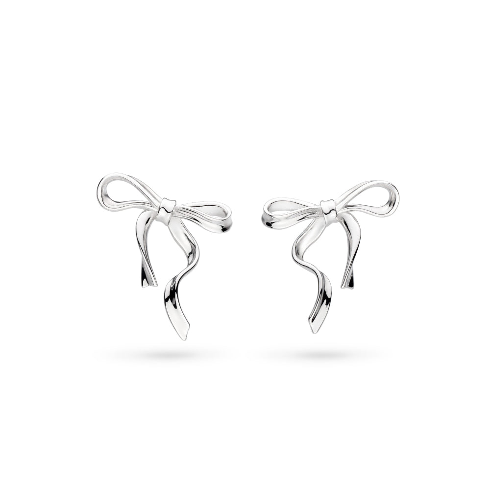 Kit Heath Ribbon Bow Stud Earrings