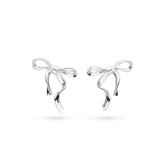 Kit Heath Ribbon Bow Stud Earrings