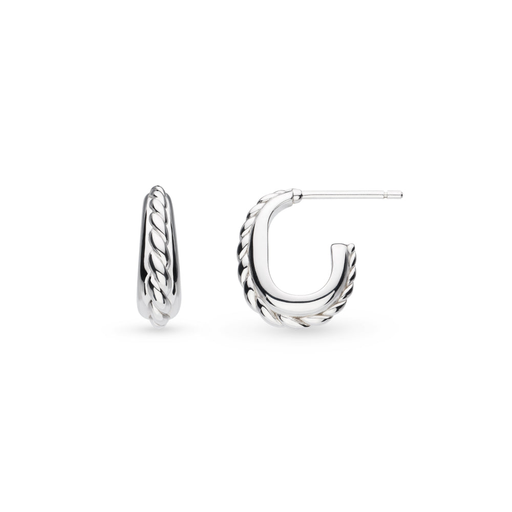 Kit Heath Marina Rope Band Hoop Earrings