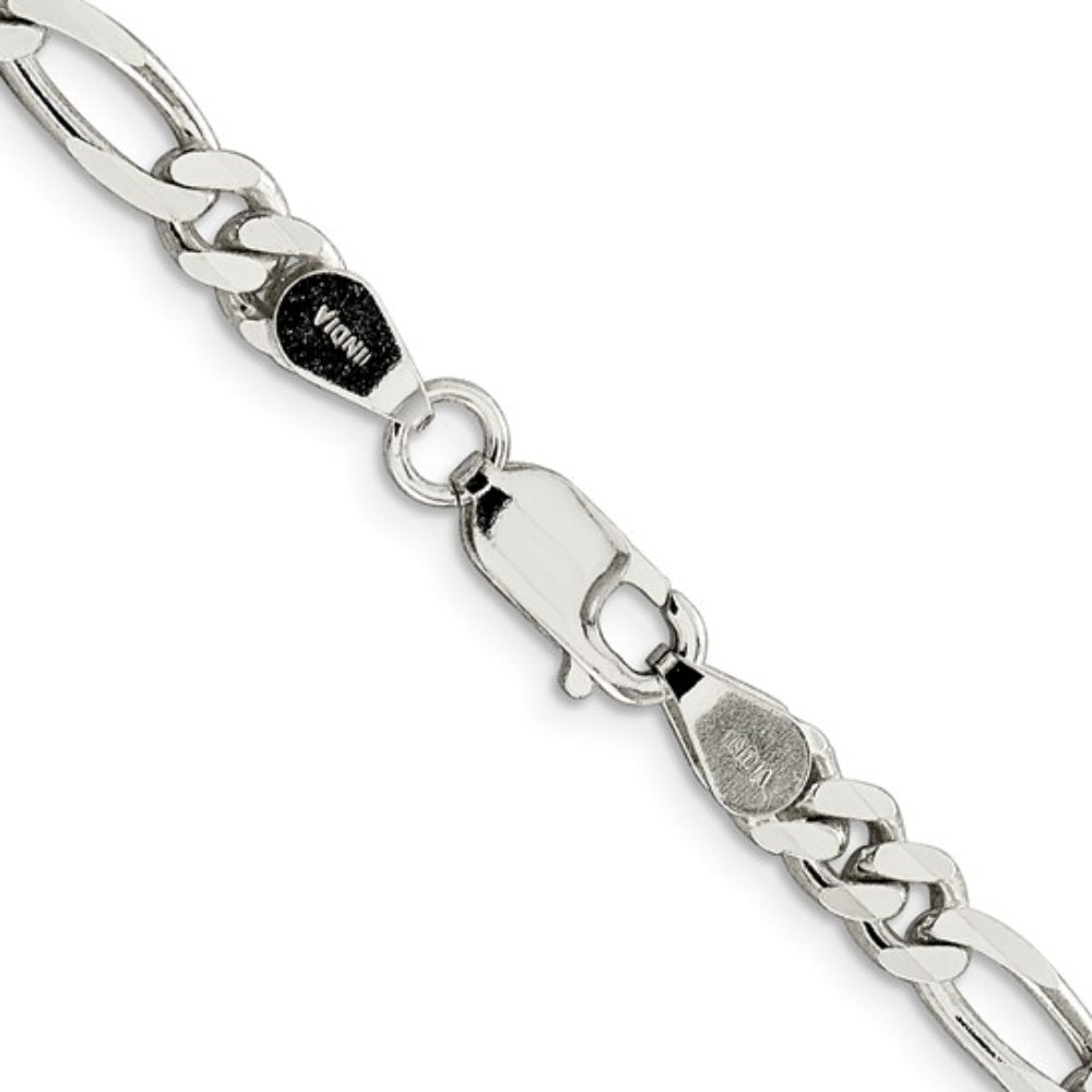 Sterling Silver 5.5mm Figaro Chain