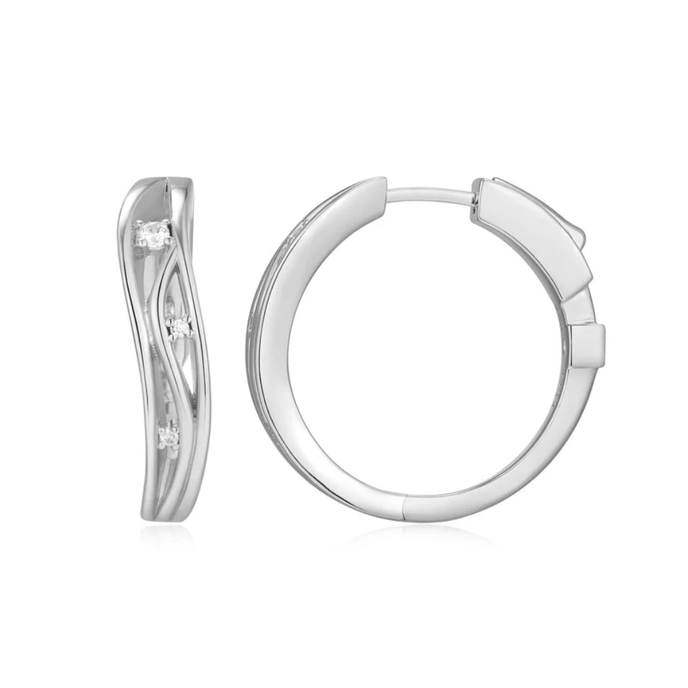 Elle Between Moments Collection Hoop Earrings