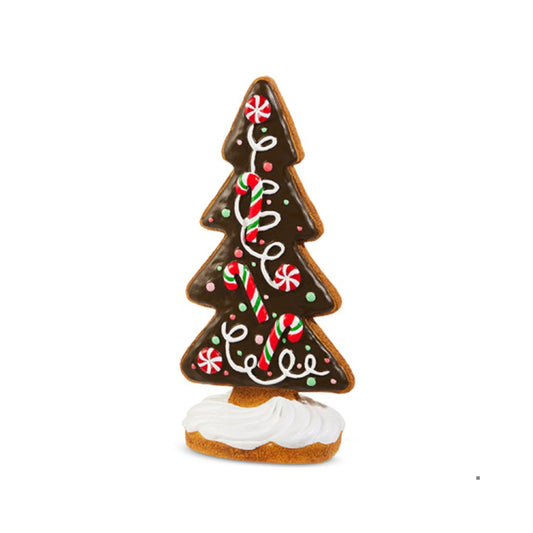 Raz Imports 14" Chocolate Frosted Gingerbread Tree